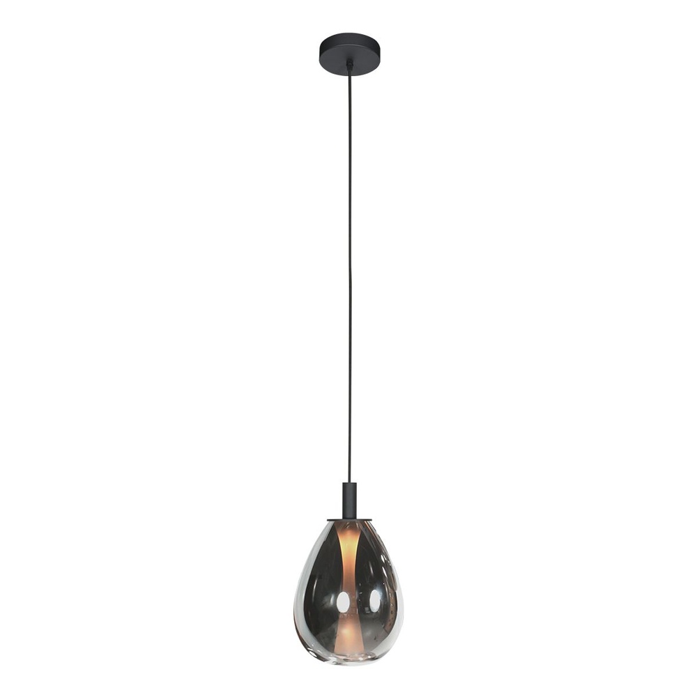Steinhauer HanglampGlimsy 1-lichts zwart Ø 22cm - 4199ZW
