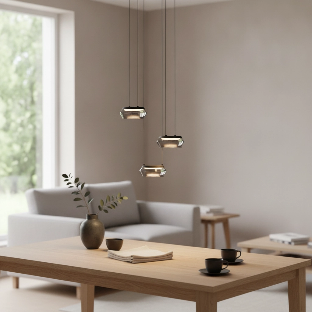 Strakke hanglamp Jailyn 3-lichts