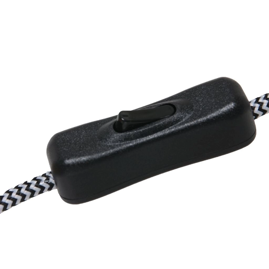 Zwarte wandlamp Vela Lino met crème kap Steinhauer 8712746182491