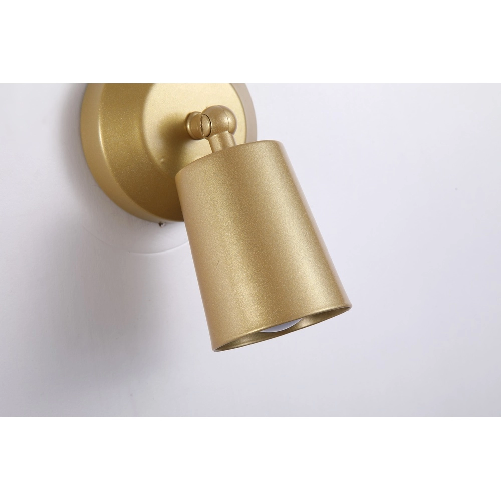 Oplaadbare wandlamp Cone goud Searchlight 5053423298412