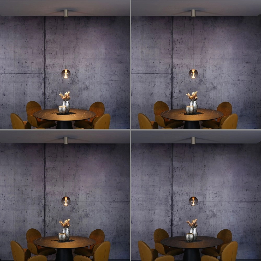 Led hanglamp Pure Infinity met amber glas - Ø 18cm Paul Neuhaus 4012248399040