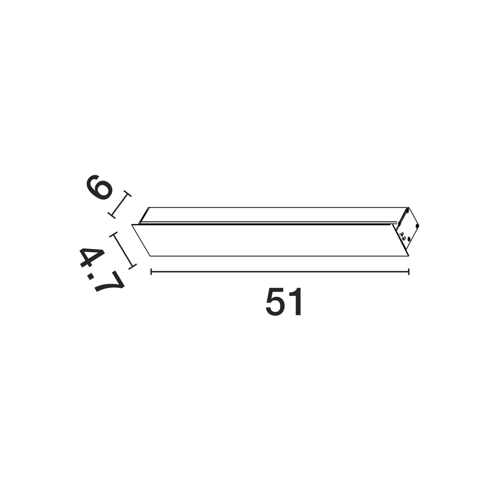 Wandlamp Path design zwart 51cm Lyora 5212017450722