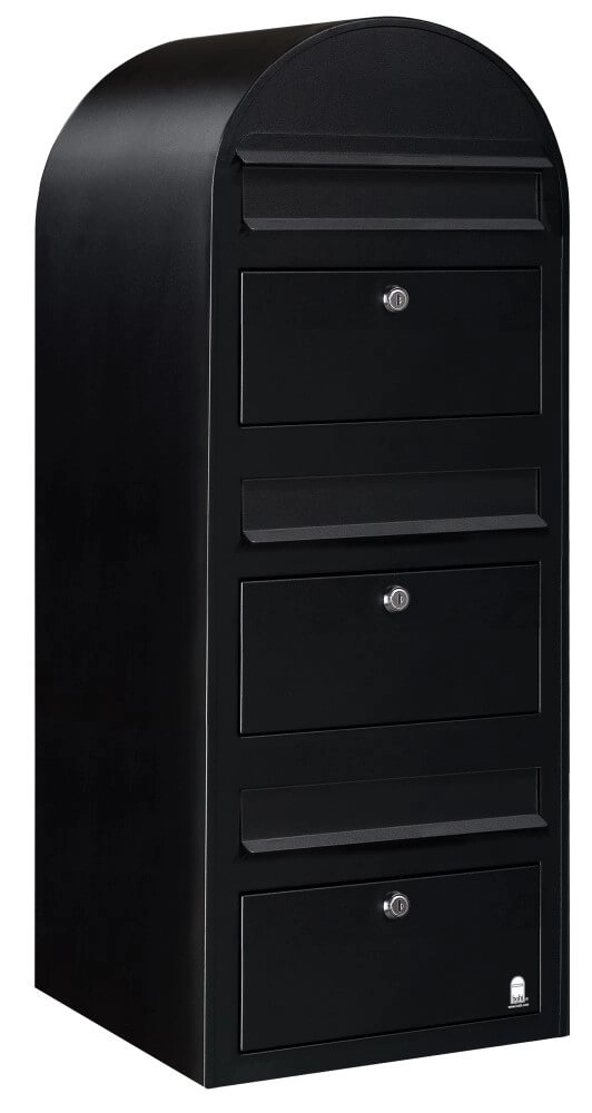 Brievenbus Trio 9005 Struktuurzwart Brievenbus Trio 9005 Struktuurzwart