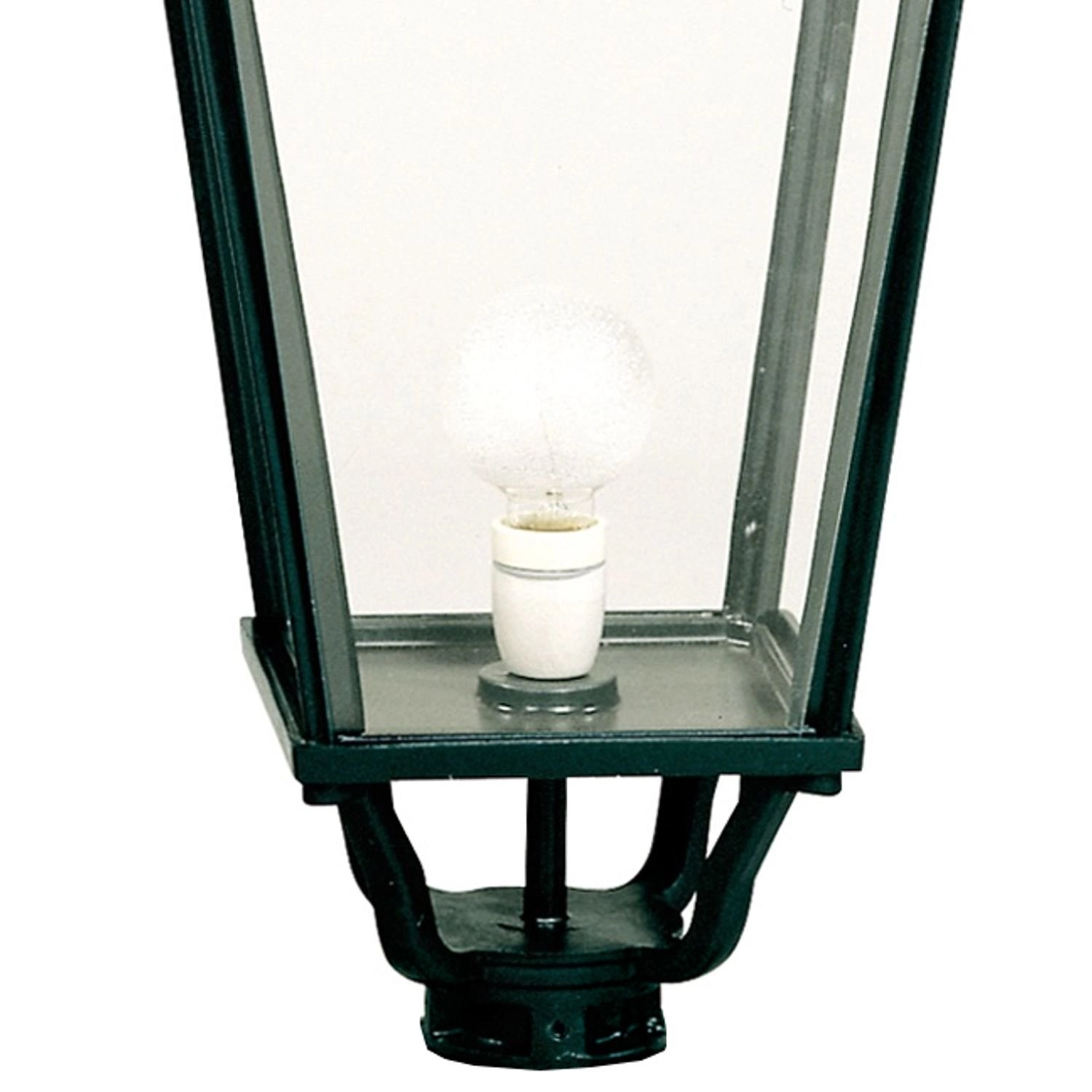 Vierkante nostalgische lantaarn lamp Bergeijk K6 groen KS Verlichting 8714732141109