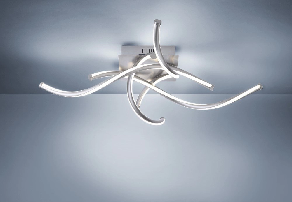 Smart plafondlamp Q-Malina 4x12,5w - 2700-5000K metaalgrijs Paul Neuhaus 4012248324677