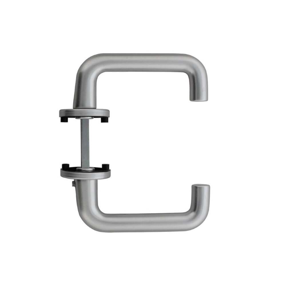 Deurklink Rond rond aluminium Intersteel 8714186068465