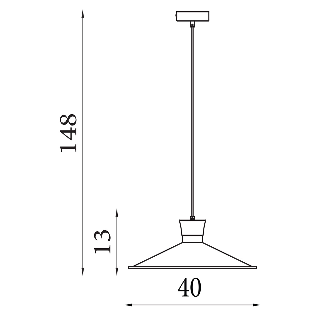 Zwarte hanglamp Balham design Searchlight 5053423306865