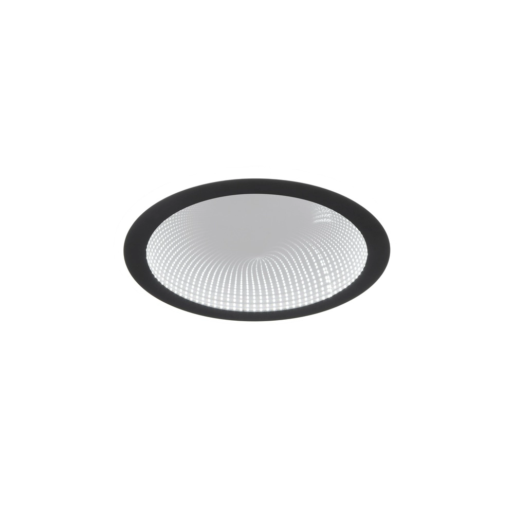 Design plafondlamp Glace zwart Trio 4017807645705
