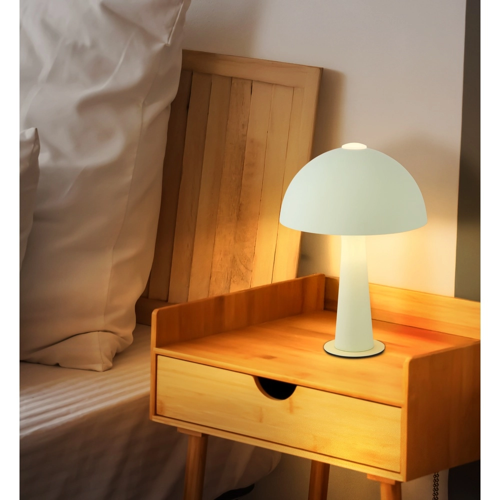 Moderne tafellamp Julia groen Globo 9007371592616