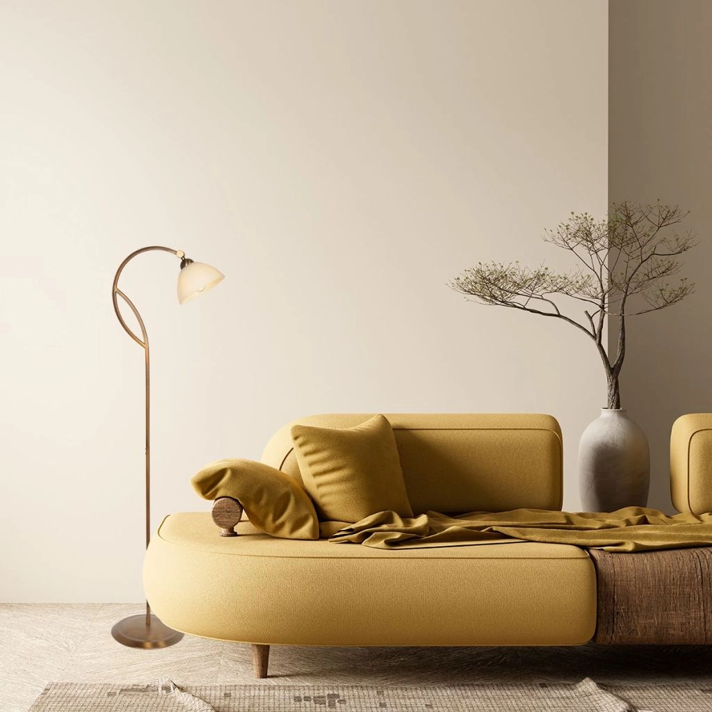 Klassieke vloerlamp Anthea brons Steinhauer 8712746180251