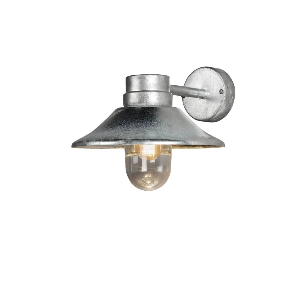 Landelijke wandlamp Vega geborsteld metaal Landelijke wandlamp Vega geborsteld metaal