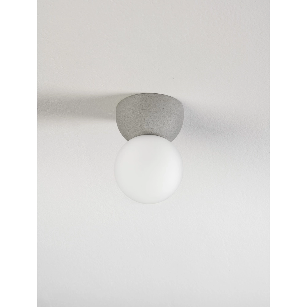 Plafondlamp Zero betongrijs met wit Lyora 5212017464453