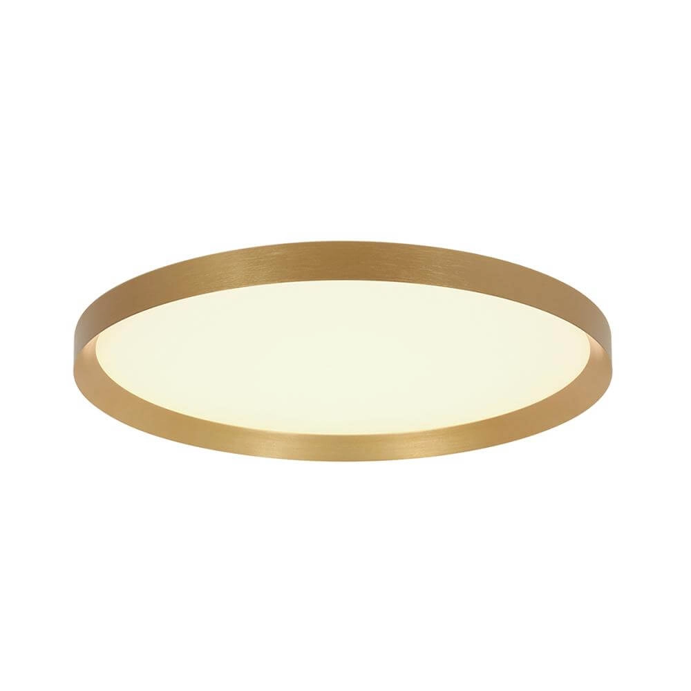 Strakke plafondlamp Flady goud Ø 40cm Strakke plafondlamp Flady goud Ø 40cm