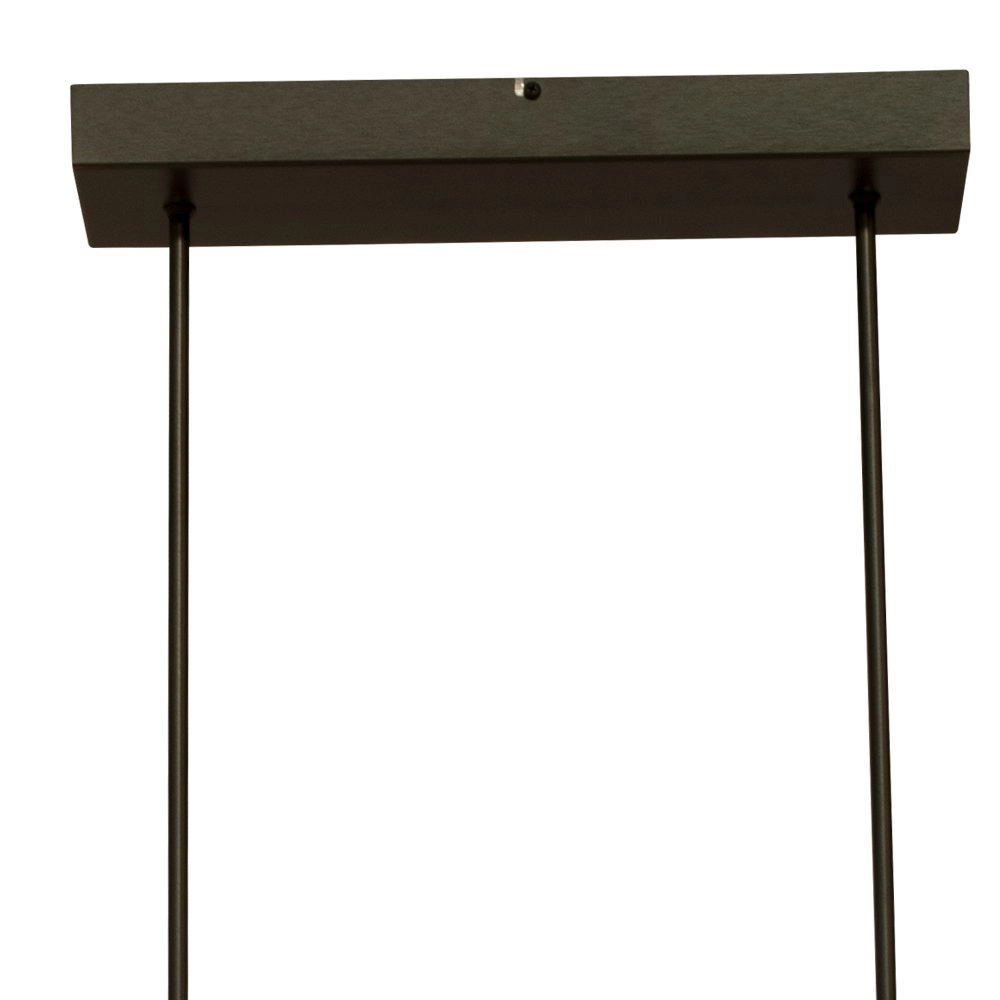 Zwarte hanglamp Real 3 100cm met goud Masterlight 8718121209111