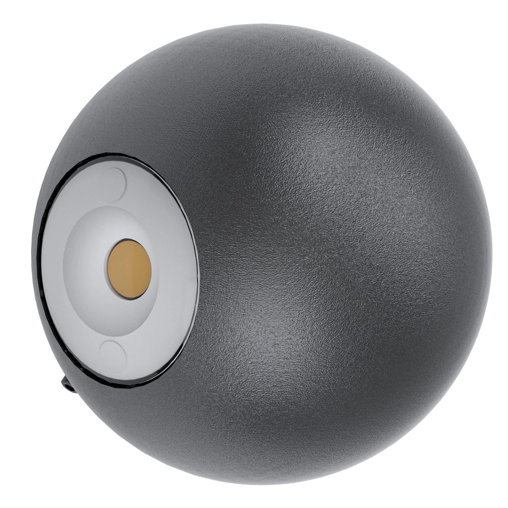 Strakke wandlamp Abugo zwart Eglo 9002759755478