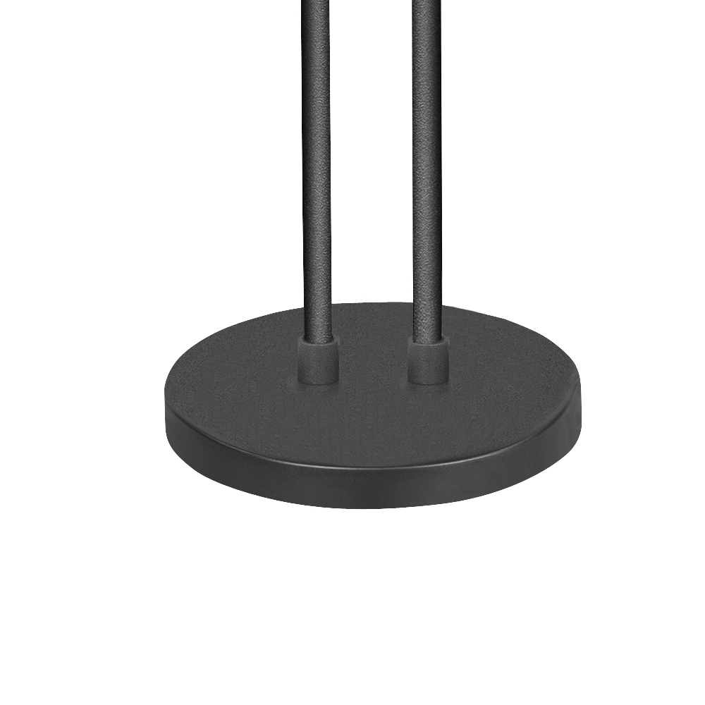 2-lichts led leeslamp Málaga zwart Highlight 8718379052477