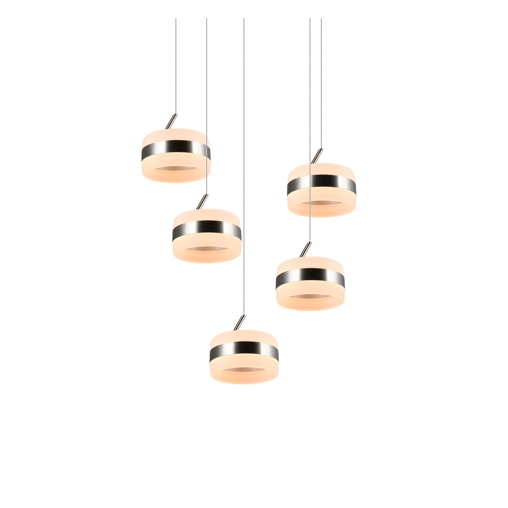 Design hanglamp Dios nikkel 5-lichts Trio 4017807657685