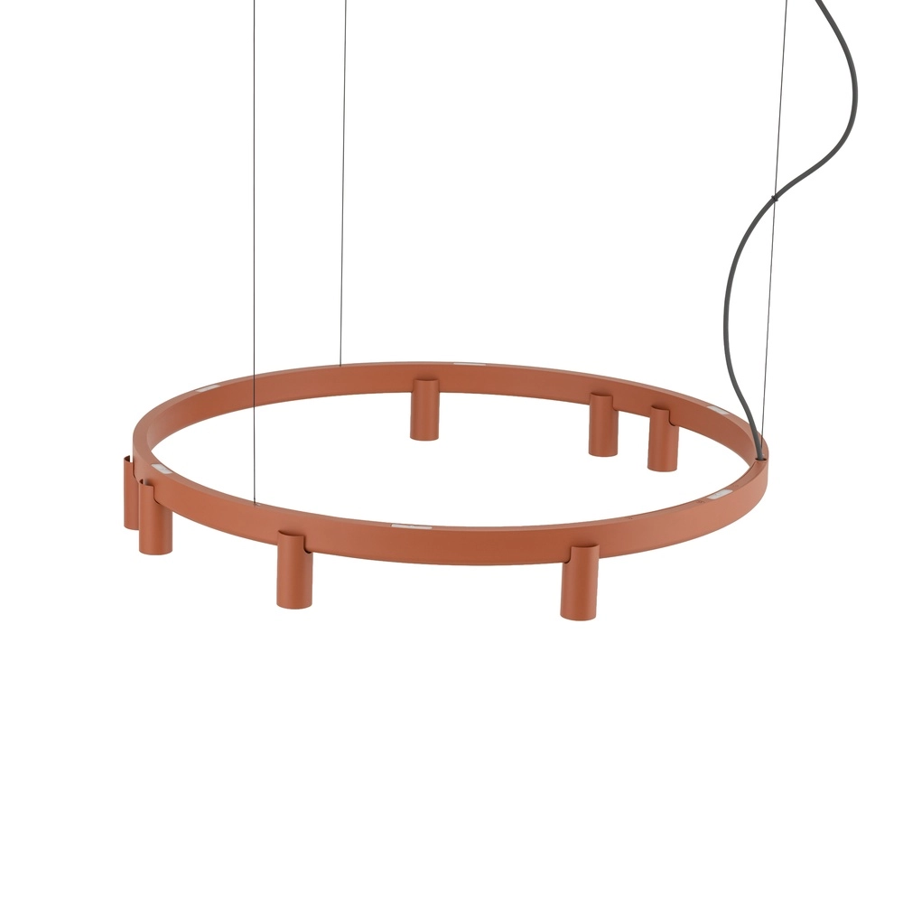Design hanglamp Fourty terracotta Ø 80cm Lyora 5903139124188