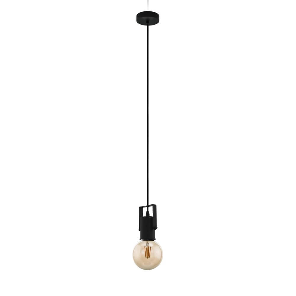 Zwarte landelijke hanglamp Calari Eglo 9002759310738