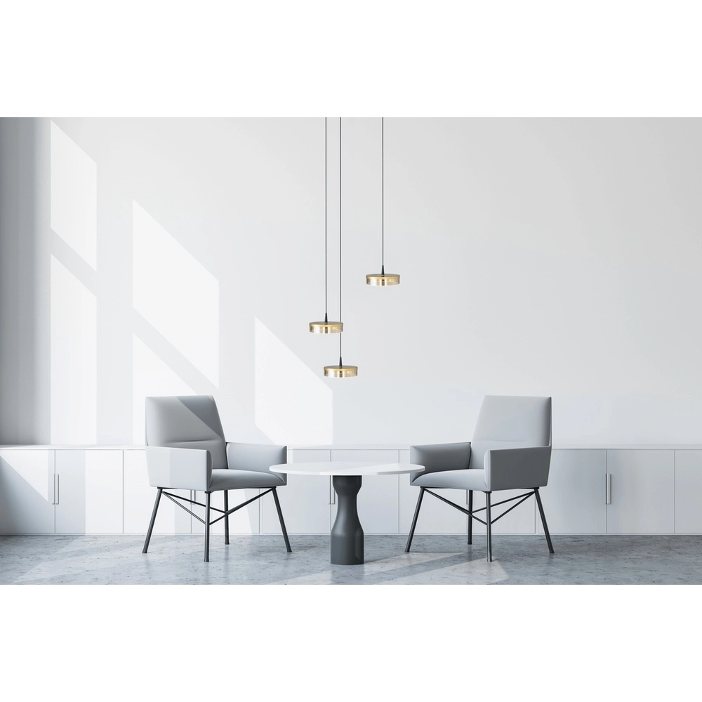 3-lichts hanglamp Imperia Ø 35cm zwart met goud Masterlight 8718121348186