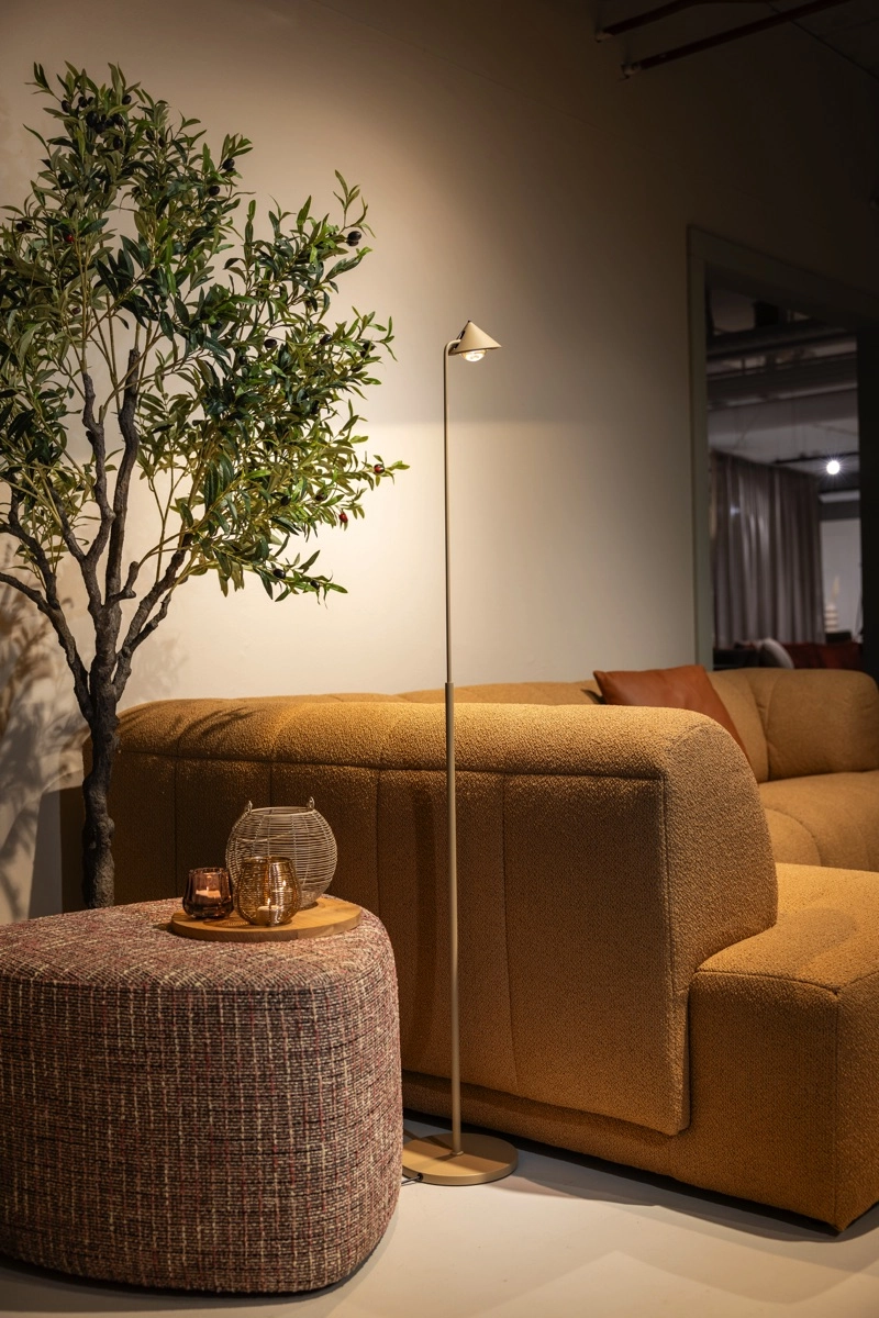 Dimbare led leeslamp Pico taupe ETH 8720195311577