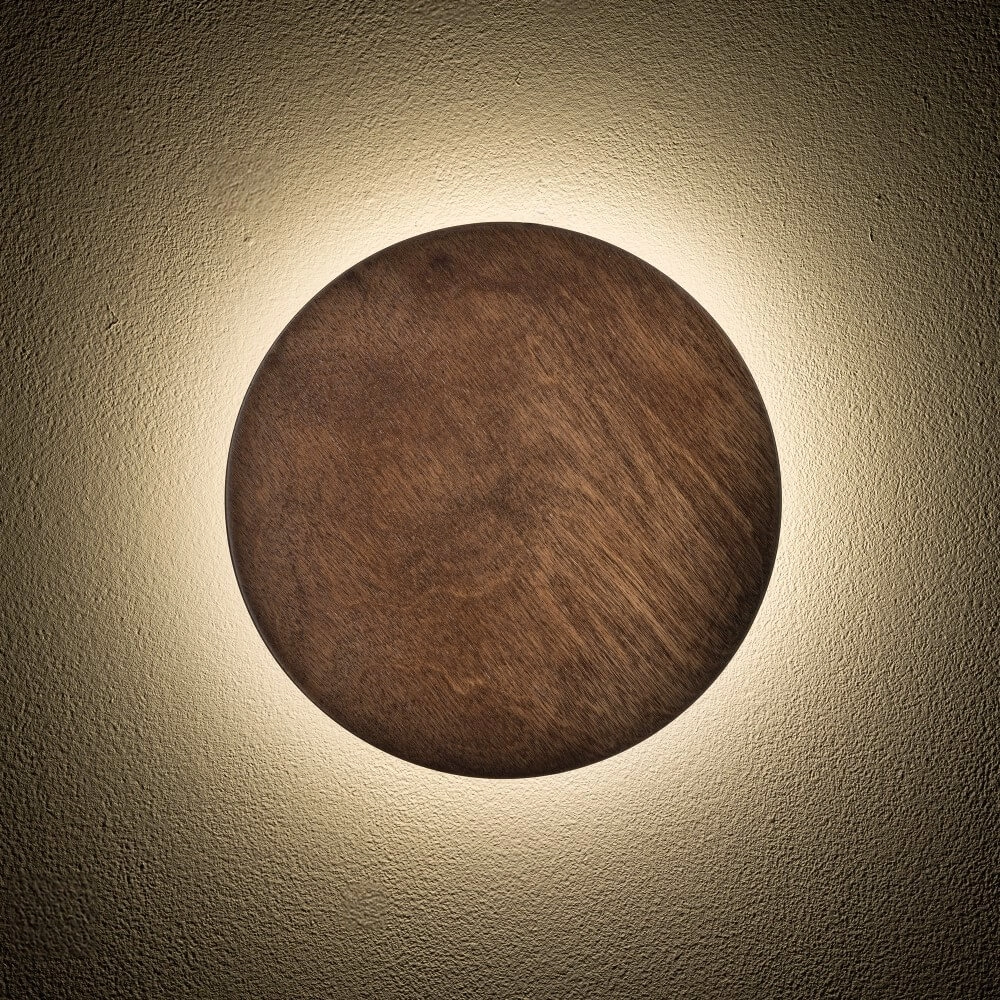 Wandlamp Ring Timber M LED hout Lyora 5903139112901
