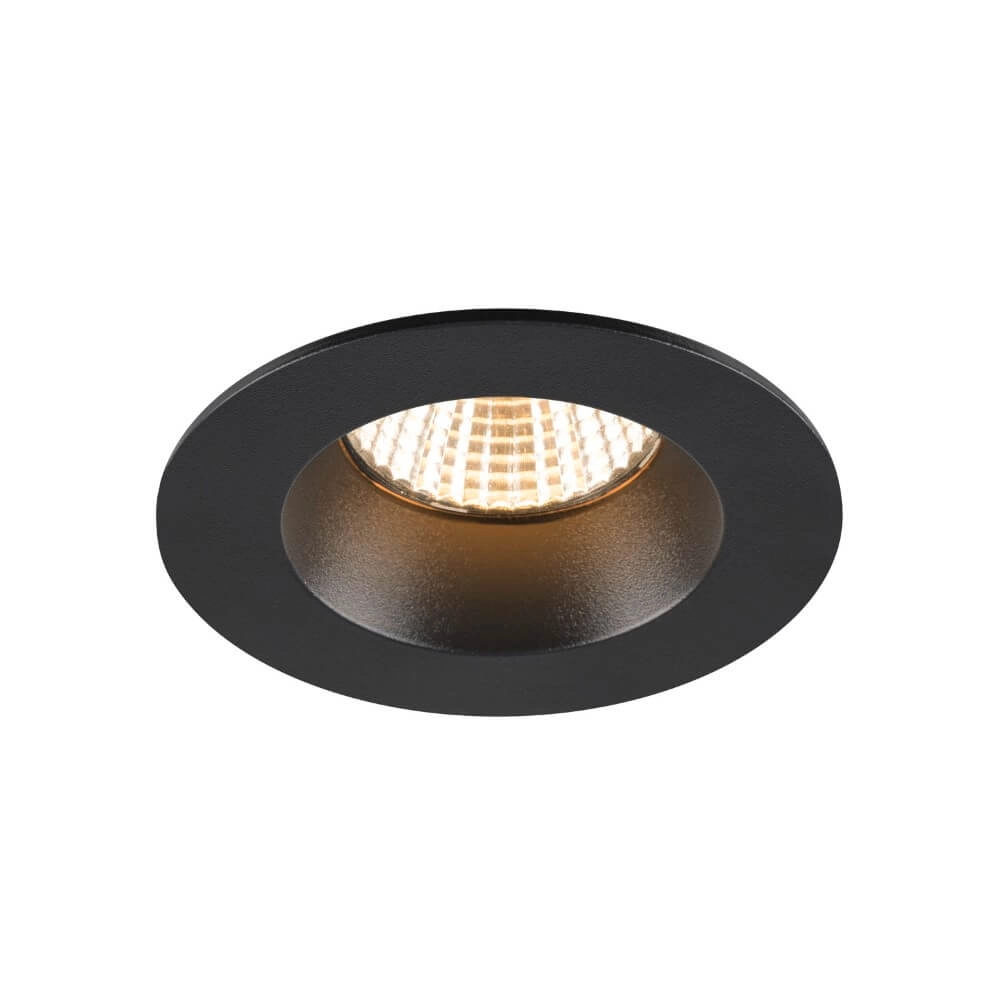 Inbouwring New Tria 68 IP65 rond zwart - zonder fitting SLV 4024163276443