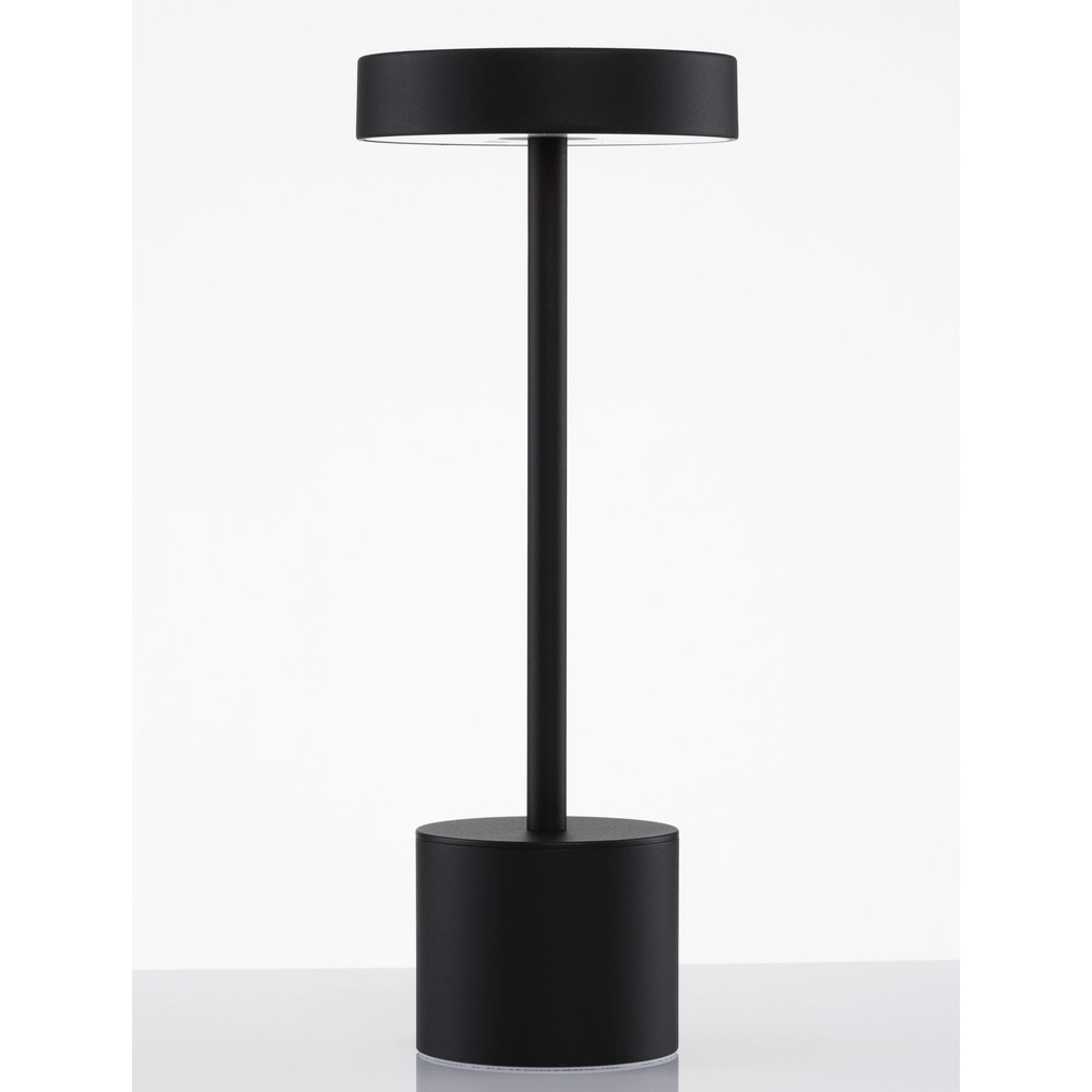 Design tafellamp Fumo oplaadbaar zwart Lyora 5212017434753