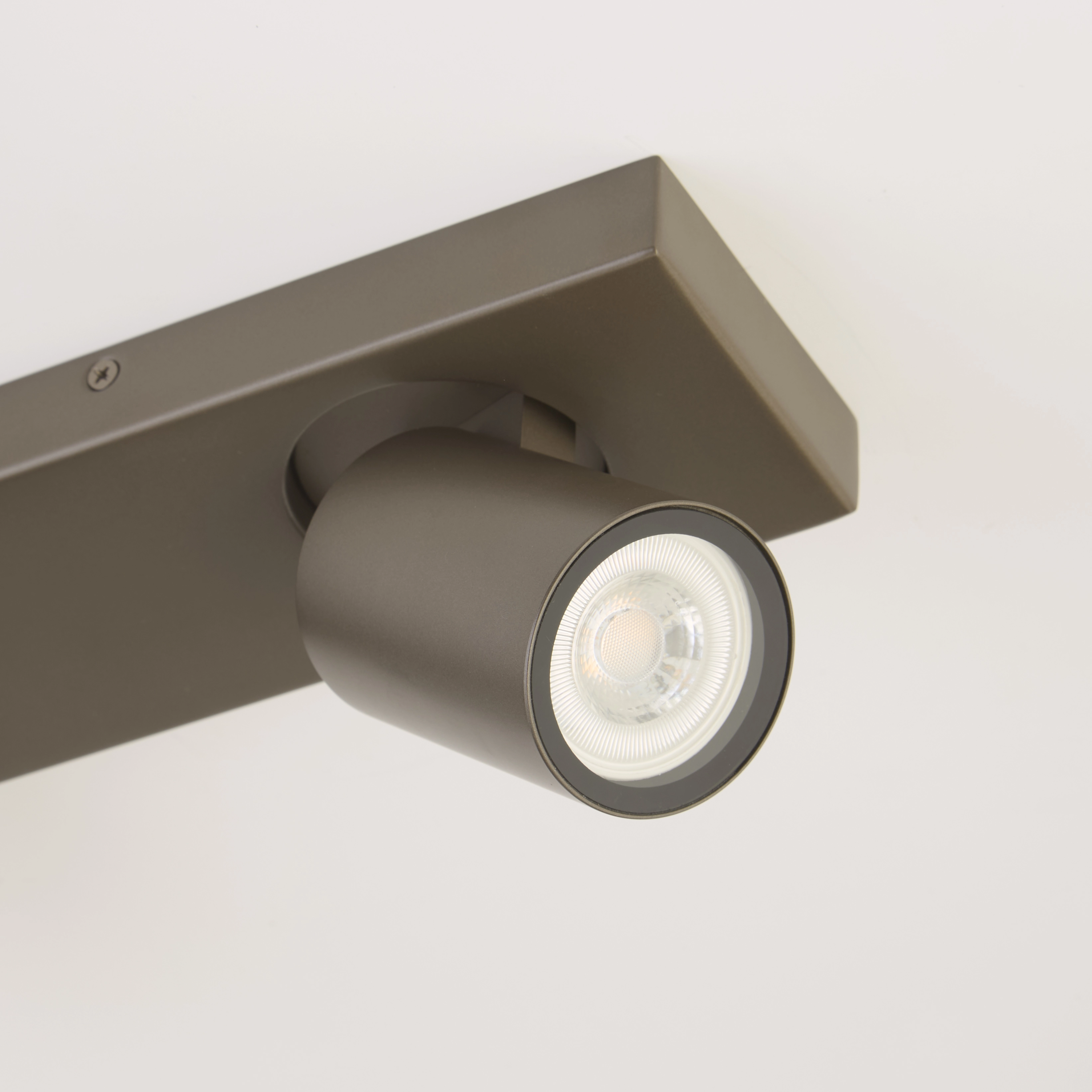 Plafondlamp Selene 3 rechthoekig brons Lyora 5053423314457
