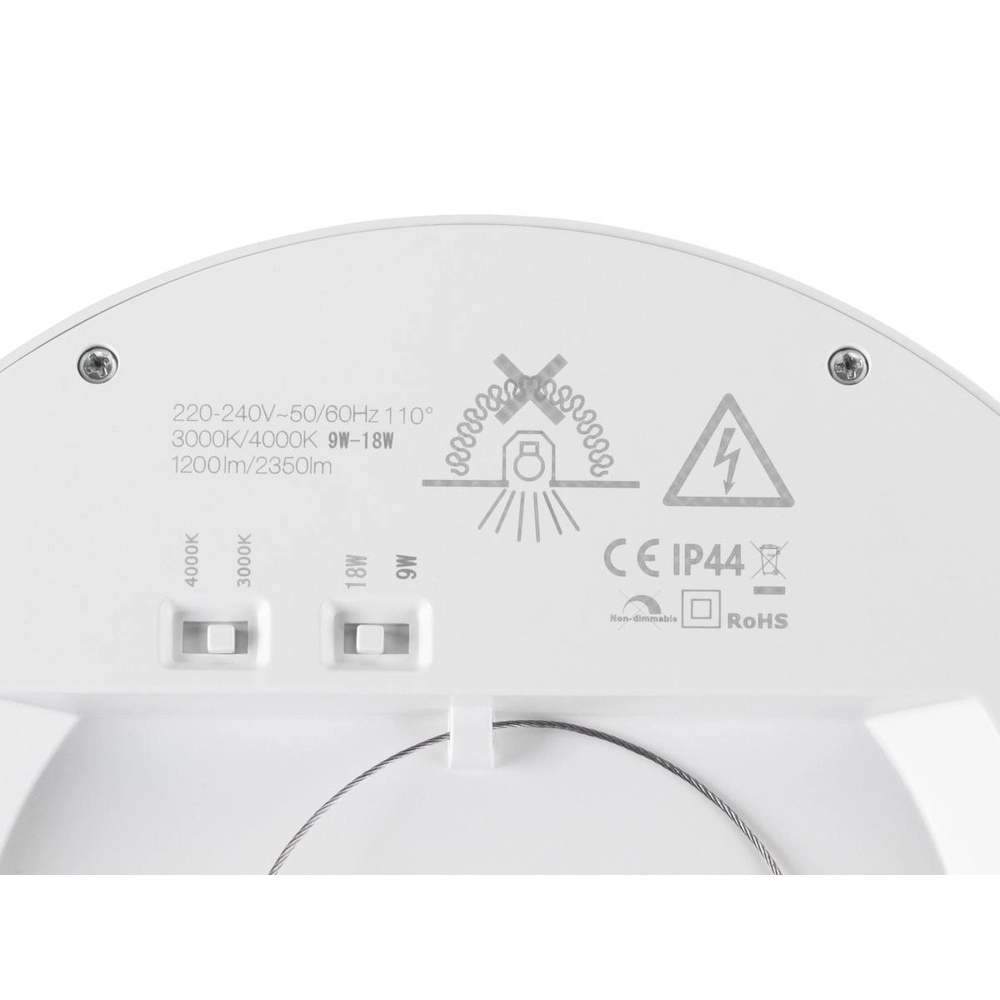 Plafonniere Vario Ø 21,7cm wit SLV 4024163316279