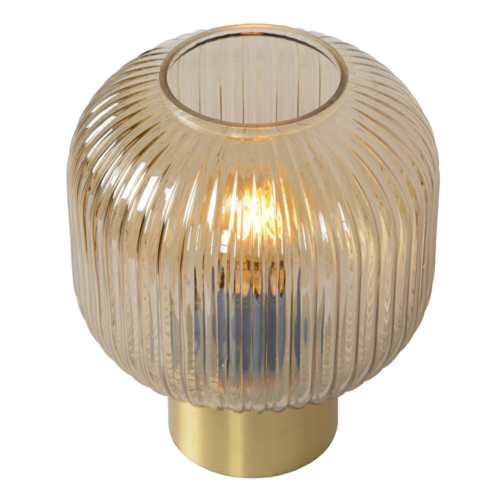 Tafellamp Maloto Ø 20cm amber Lucide 5411212451255
