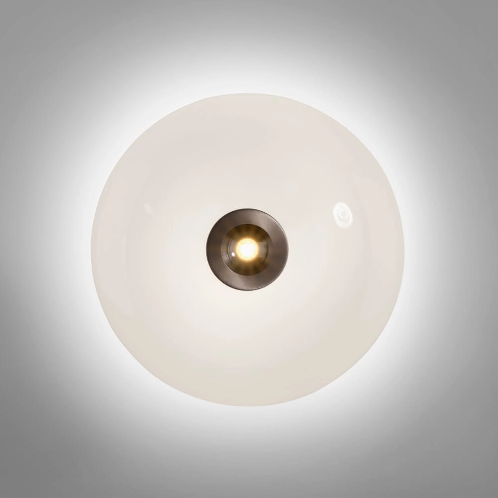 Design plafondlamp Pure Vitrum bruin Paul Neuhaus 4012248382653