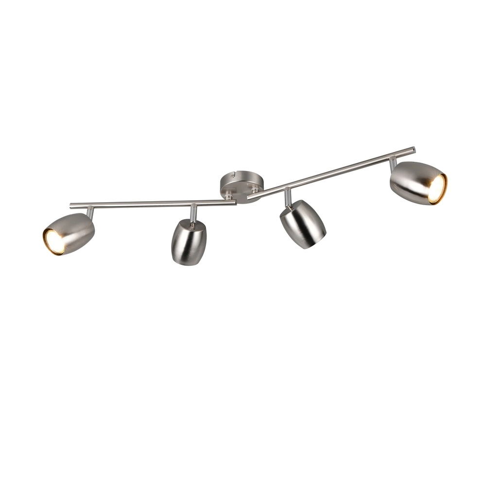 Plafondlamp Nancy 4-lichts nikkel Trio 4017807657029