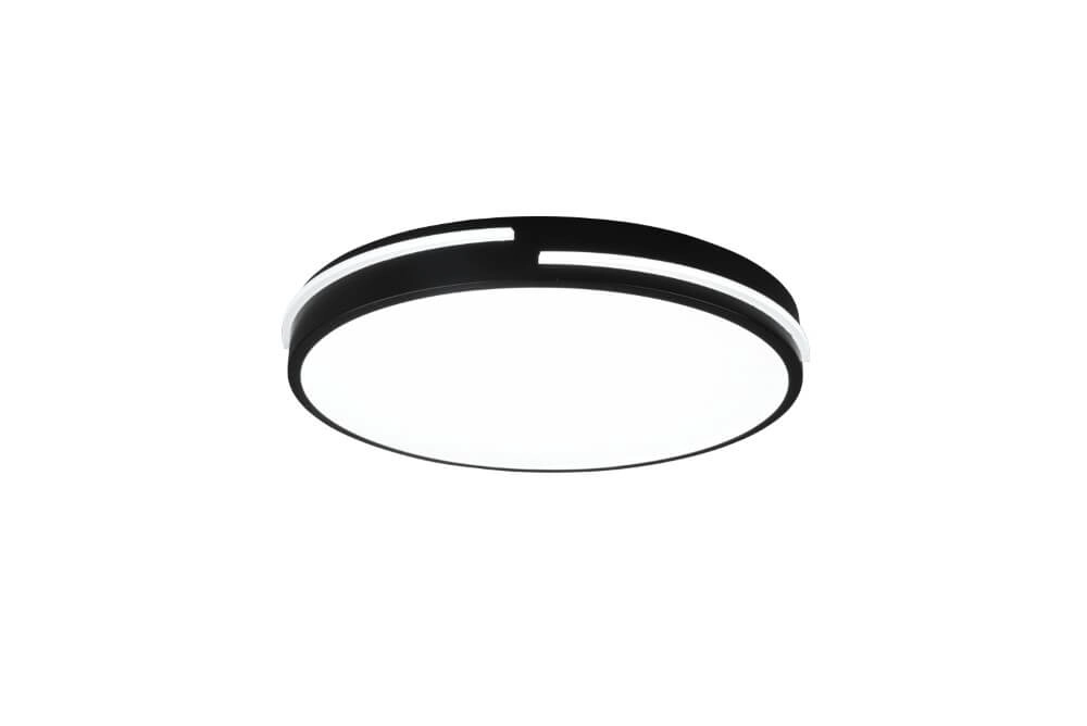 Plafonnière Tacoma 40cm zwart Trio 4017807503500