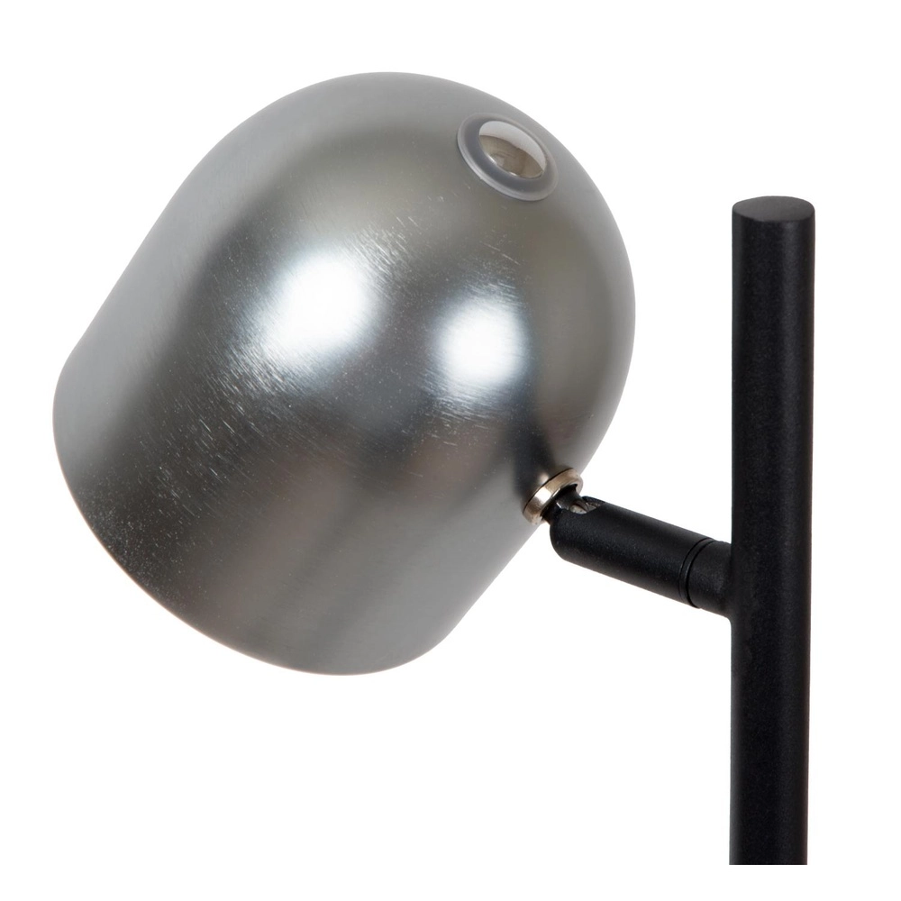 Oplaadbare vloerlamp Skanska Rech metaalgrijs Lucide 5411212032157