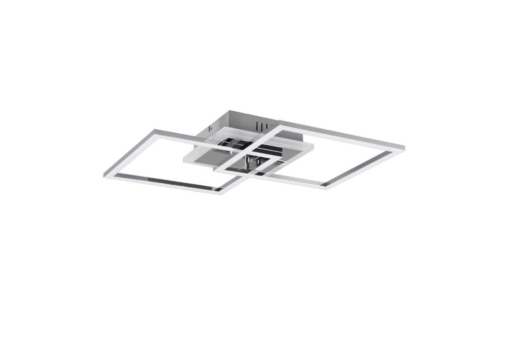 Led plafondlamp Venida dimbaar 2-lichts chroom Trio 4017807521931