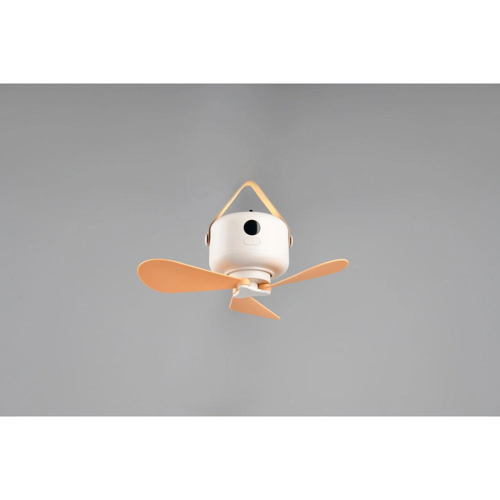 Witte ventilator Rena oplaadbaar