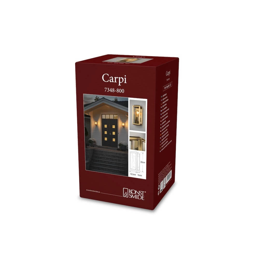 Gouden buitenlamp Carpi KonstSmide 7318307348804