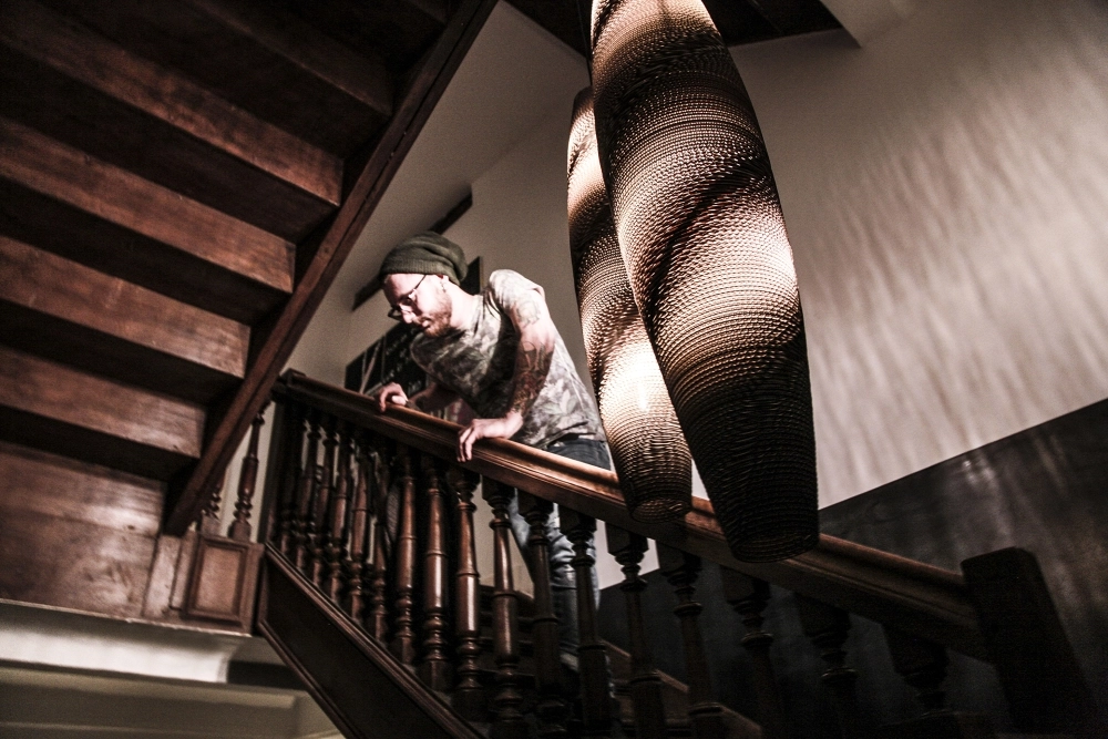 Skinny 210 kartonnen hanglamp Ø 21cm Think Paper 8720165407330