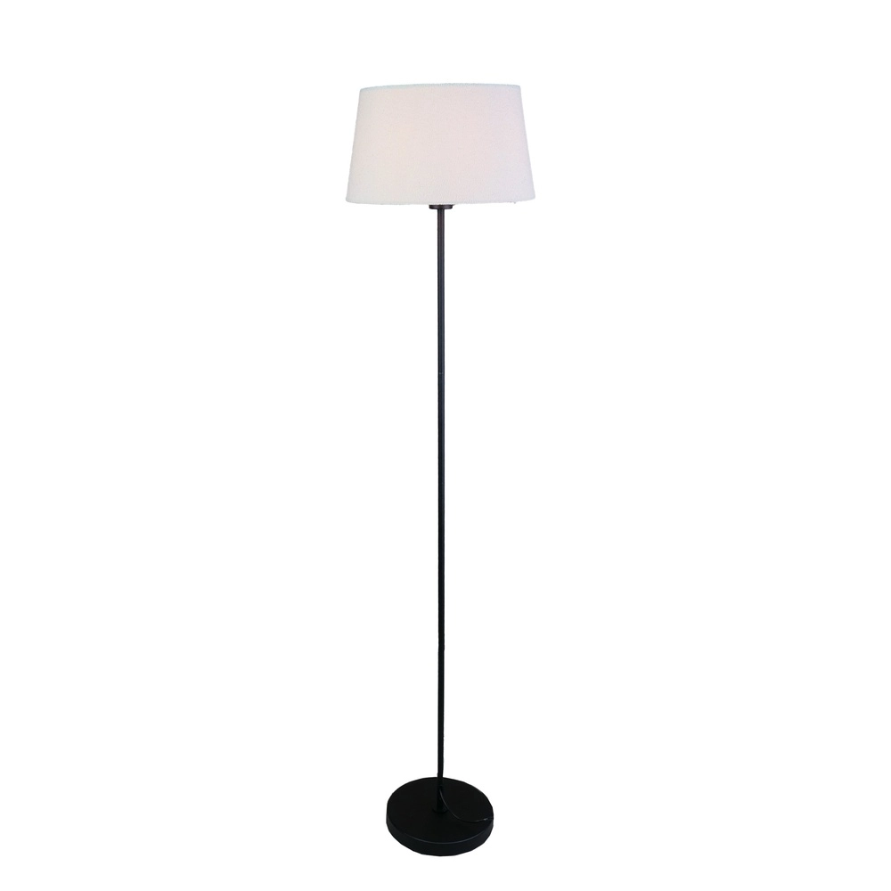 Staande schemerlamp Febres E27 - zand - 153cm