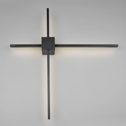 Moderne wandlamp Cassino zwart 67,5cm Trio 4017807683202