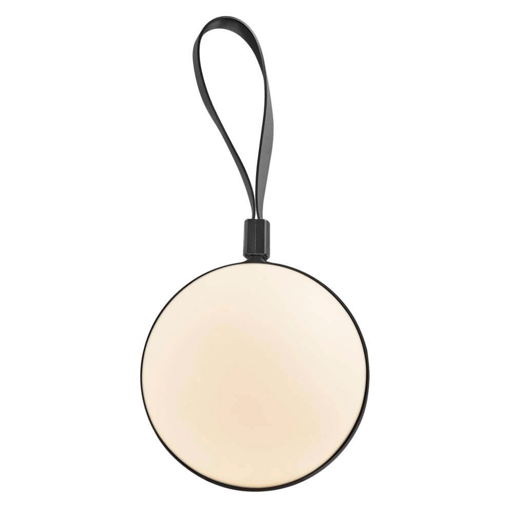 Strak tafellampje Bring To-Go zwart Ø 12cm Nordlux 5704924010545