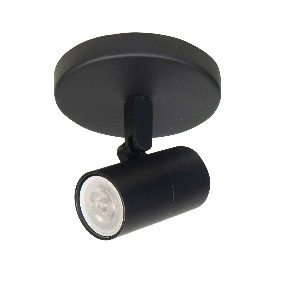 Zwarte opbouwspot Piccolo enkel