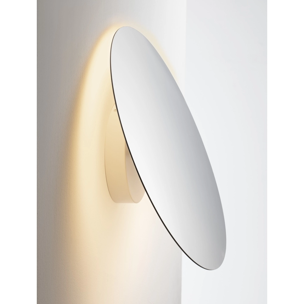 Design wandlamp Alida chroom Ø 50cm