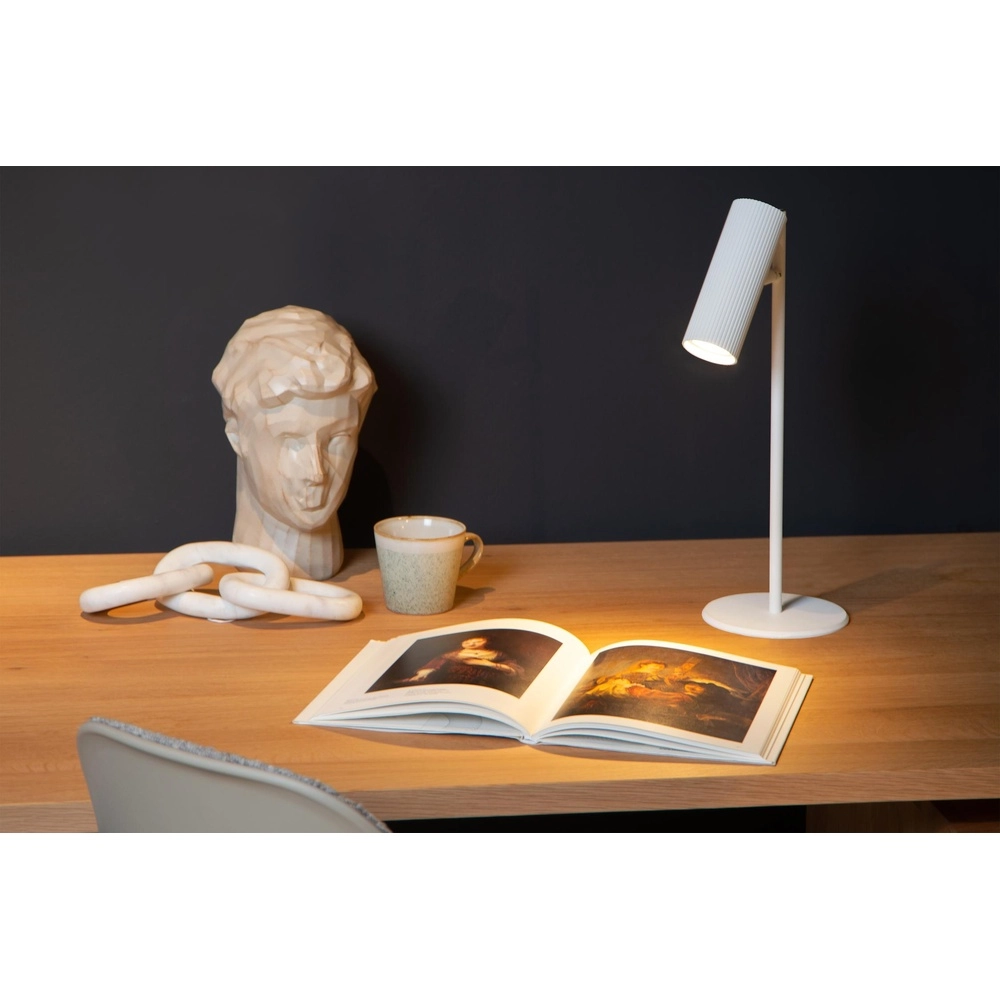 Bureaulamp Clubs wit Lucide 5411212093431