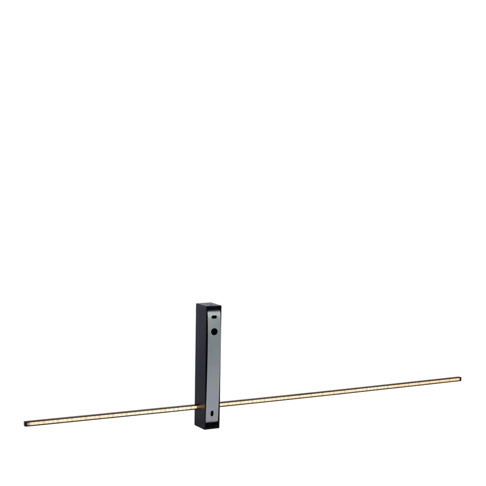 Strakke wandlamp Segin zwart 90cm Lucide 5411212126917