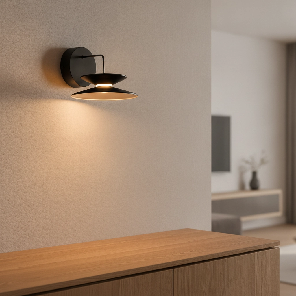 Design wandlamp Morfi zwart