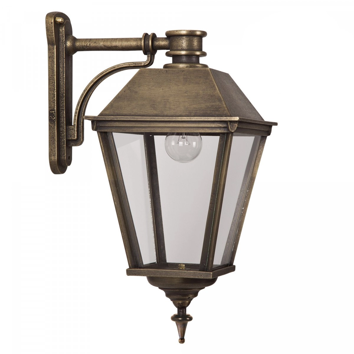 Bronzen wandlamp Halle
