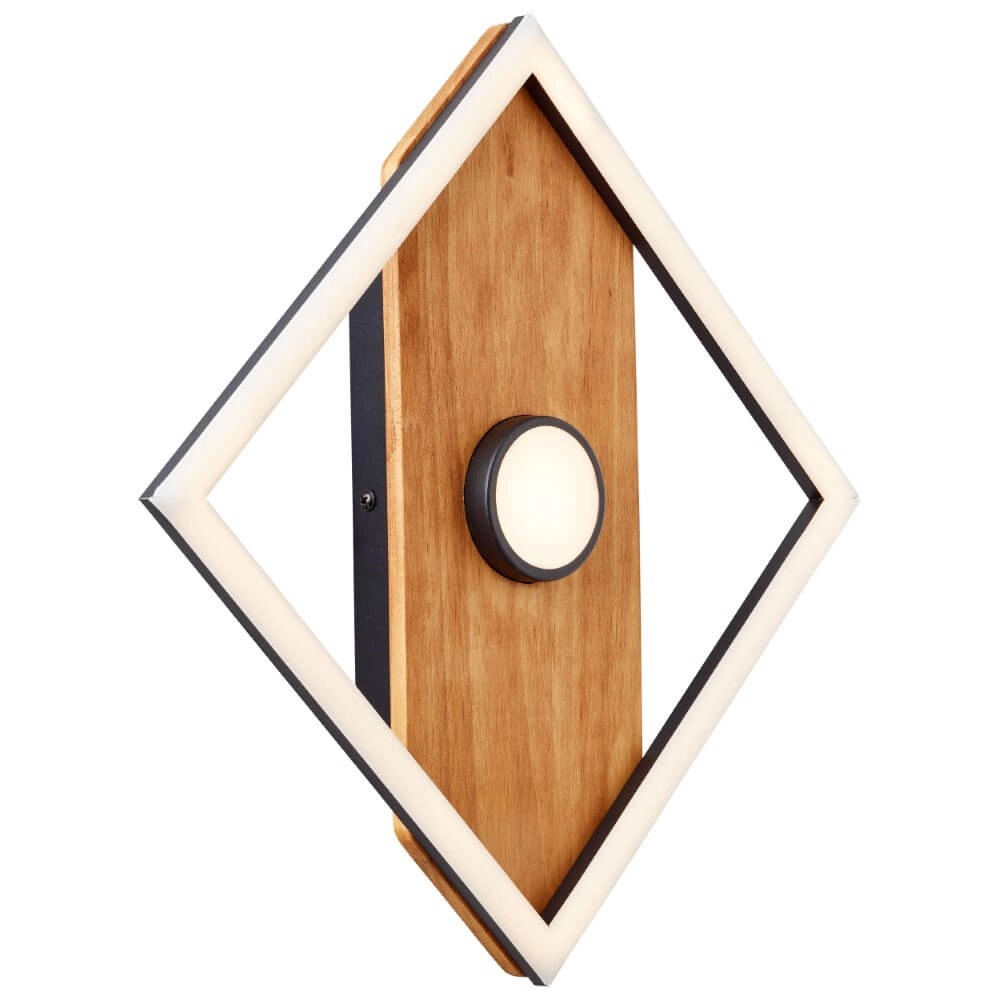 Houten led plafondlamp Woodbridge S Brilliant 4004353409691