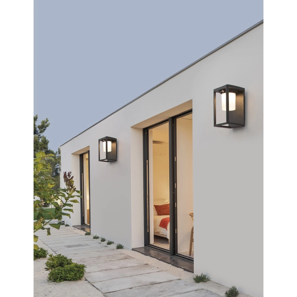 Solar wandlamp Loveto antraciet